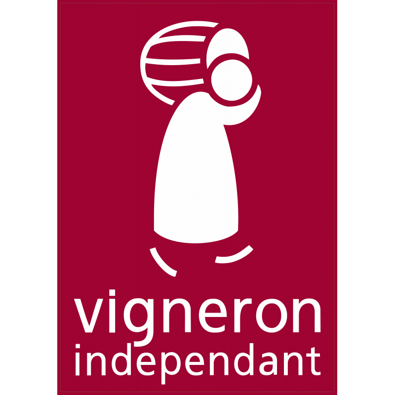 Logo des vignerons indépendants dont le domaine de la portanière fait partie